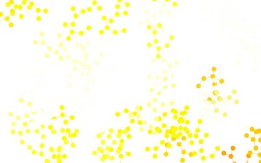 Yapay zeka kavramına sahip açık turuncu vektör dokusu. Soyut şablondaki yapay zeka şekilleriyle parlayan illüstrasyon. Siber yeniliklerin tasviri için tasarım.