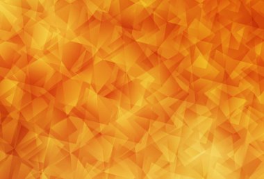 Açık Turuncu Vektör Çokgen arkaplanı. Çokgen biçiminde, gradyan ile renkli çizimler. Bir markanın arkaplanı için desen.
