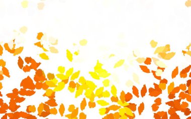 Soyut şekilli Light Orange vektör arkaplanı. Modern tarzda değişen renkli kaotik formlar. Bir cep telefonu için arka plan.