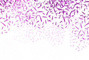 Açık Mor, düz çizgileri olan pembe vektör arkaplan. Soyut şablon üzerinde çizgileri olan renkli, parlak bir illüstrasyon. Reklamlar, posterler, afişler için desen.