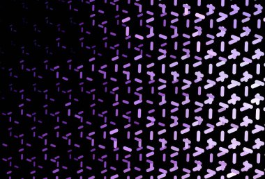 Koyu mor, keskin çizgileri olan pembe vektör deseni. Bulanık arkaplanda gradyanı olan çizgiler. Reklam, kitapçıklar, broşürler için desen.