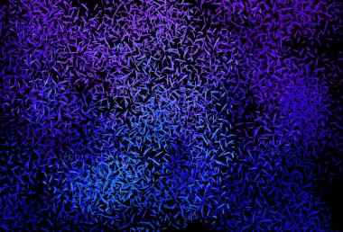 Koyu pembe, tekrarlanan çubuklu mavi vektör şablonu. Bulanık dekoratif tasarım basit bir şekilde çizgilerle. Reklamınız, posteriniz, afişiniz için en iyi tasarım.