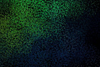 Düz çizgileri olan koyu yeşil vektör arkaplan. Bulanık dekoratif tasarım basit bir şekilde çizgilerle. Reklamınız, posteriniz, afişiniz için en iyi tasarım.