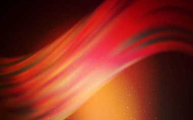 Gece gökyüzü yıldızlı koyu kırmızı vektör deseni. Soyut şablonda gökyüzü yıldızlarıyla parlayan illüstrasyon. Astroloji web siteleri için desen.