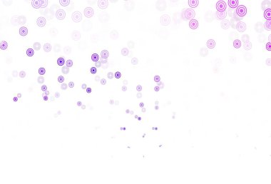 Açık Mor, benekli pembe vektör arkaplan. Soyut arka planda bulanık kabarcıklar ve renkli gradyan. Duvar kağıtlarının dokusu için desen.