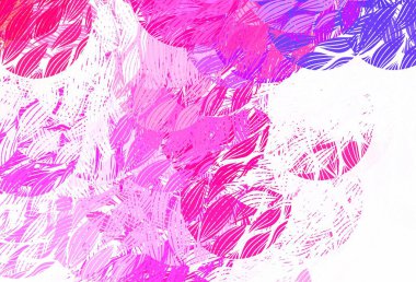 Açık Mor, soyut şekilli pembe vektör arkaplan. Soyut tarzda rengarenk gradyan şekilleri olan bir resim. Web siteniz için basit tasarım.