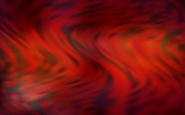 Astronomik yıldızlı koyu kırmızı vektör arka planı. Renkli kozmik yıldızlı soyut çizimler. Fütürist reklamlar ve kitapçıklar için şablon.