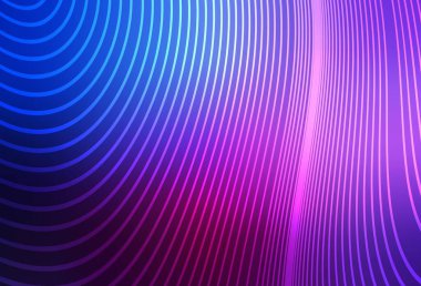 Koyu pembe, bükülmüş çizgileri olan mavi vektör deseni. Yaratıcı illüstrasyon, yarım tonlu ve eğimli. Fikirlerin için bir örnek..