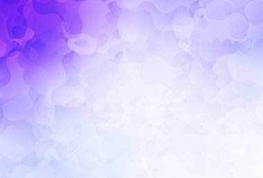 Soyut şekilli açık mor vektör arkaplanı. Renkli rastgele şekillerle modern soyut illüstrasyon. Bir cep telefonu için arka plan.