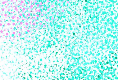 Açık yeşil, daire şekilli kırmızı vektör düzeni. Doğa tarzında renkli baloncuklu soyut illüstrasyon. Fütürist reklamlar ve kitapçıklar için şablon.