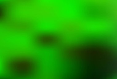 Açık yeşil vektör parlak dokuyu bulanıklaştırdı. Görüntü stili ve gradyanı olan yeni renkli çizimler. Tasarımlar için arka plan.