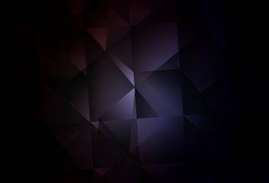 Koyu gri vektör çokgen şablonu. Çokgen biçiminde, gradyan ile renkli çizimler. Broşürünüz için yepyeni bir tasarım..