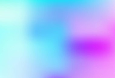 Açık pembe, mavi vektör renkli bulanık fon. Yaratıcı illüstrasyon, yarım tonlu ve eğimli. İşiniz için yeni tasarım.