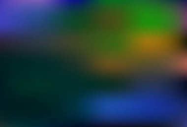 Koyu mavi, sarı vektör soyut parlak şablon. Gradyan tasarımlı, soyut, ışıltılı çizimler. Tasarımının yeni yolu.