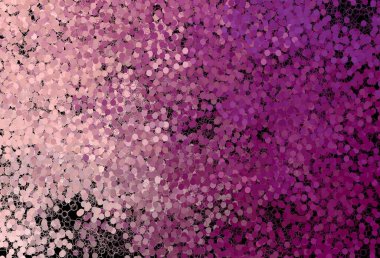 Daireli koyu pembe vektör şablonu. Renkli su damlaları olan modern soyut çizimler. Marka kitabınız için yeni şablon.