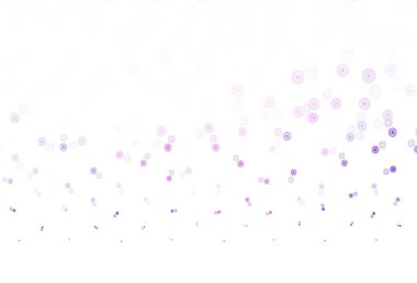 Açık Mor, benekli pembe vektör arkaplan. Soyut arka planda bulanık kabarcıklar ve renkli gradyan. Marka kitabınız için yeni şablon.