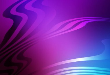 Açık Pembe, Mavi Vektör soyut düzeni. Parlak renkli bir illüstrasyon. Marka kitabı için zarif bir arkaplan.