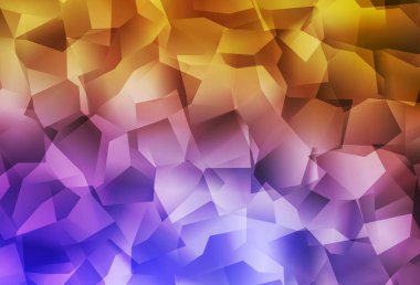 Açık pembe, sarı vektör çokgen desen. Çokgen şekilli bir örnek. Arkaplanlarınız için desenli desen.