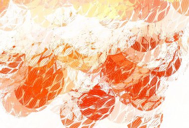 Rastgele şekilli açık kırmızı vektör deseni. Soyut gradyan şekilli basit renkli çizimler. Web siteniz için basit tasarım.