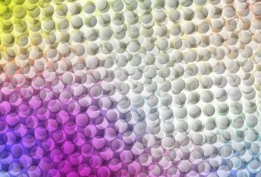 Lekeli ışık çok renkli vektör arkaplanı. Doğa tarzında bulanık halkaları olan güzel renkli çizimler. Marka kitabınız için yeni şablon.