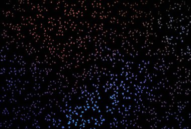 Koyu mavi, kristalleri ve üçgenleri olan sarı vektör şablonu. Üçgenli soyut gradyan çizimi. Web siteniz için basit tasarım.