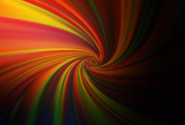 Koyu turuncu vektör parlak deseni bulanıklaştırdı. Görüntü stili ve gradyanı olan yeni renkli çizimler. Çalışmalarınız için akıllı tasarım.