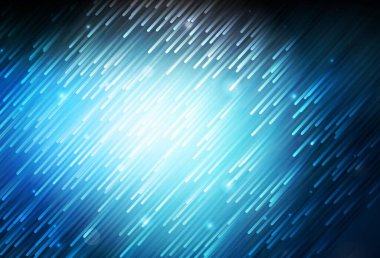 Düz çizgileri olan koyu mavi vektör arkaplan. Renkli çubuklarla, soyut çizimler. İş ilanınız için akıllı tasarım.