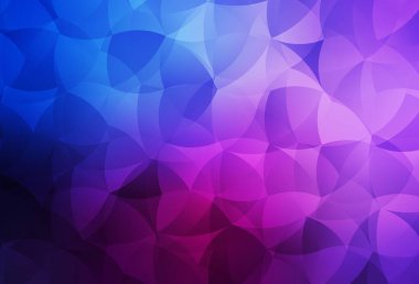 Koyu pembe, mavi vektör soyut çokgen arkaplan. Soyut ve üçgenli renkli çizimler. Dizaynınız için üçgen desen.