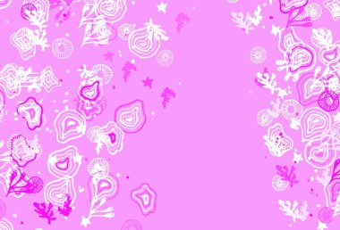 Kaotik şekilli açık mor vektör şablonu. Soyut gradyan şekilli basit renkli çizimler. Kartvizitiniz için modern tasarım.