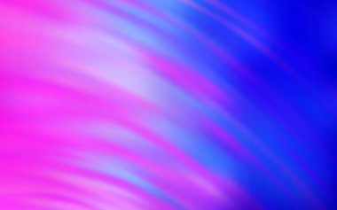 Açık Pembe, kıvrımlı çizgileri olan mavi vektör şablonu. Basit ve eğik renkte renkli bir tasvir. Tasarımınız için tamamen yeni bir şablon.