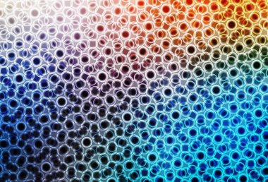 Açık mavi, noktalı sarı vektör arkaplan. Bulanık yağmur damlaları olan soyut bir çizim. Reklamlar, broşürler için desen.