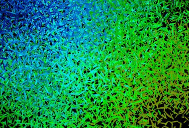 Koyu mavi, düz çizgileri olan yeşil vektör arkaplan. Bulanık dekoratif tasarım basit bir şekilde çizgilerle. Reklamınız, posteriniz, afişiniz için en iyi tasarım.