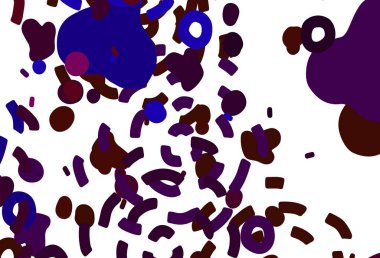 Açık mavi, soyut şekilli kırmızı vektör dokusu. Renkli rastgele şekillerle modern soyut illüstrasyon. Web siteniz için basit tasarım.