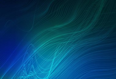 Koyu mavi, yeşil vektör renkli bulanık arkaplan. Eğilimli zarif, parlak bir çizim. İşiniz için yeni tasarım.