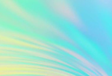 Açık mavi, yeşil vektör soyut bulanık arkaplan. Eğilimli zarif, parlak bir çizim. Tasarımının yeni yolu.