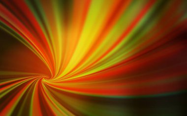 Koyu turuncu vektör parlak şablonu bulanıklaştırdı. Görüntü tarzında tamamen yeni bir renkli çizim. Tasarımlar için arka plan.