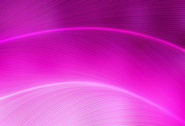 Bükülmüş çizgileri olan açık pembe vektör deseni. Eğimli çizgileri olan zarif parlak bir illüstrasyon. Tasarımınız için desen.