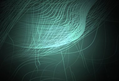 Koyu yeşil vektör soyut parlak dokuyu bulanıklaştırdı. Gradyan ile modern soyut çizim. Tasarımlar için arka plan.