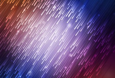 Açık mavi, tekrarlanan çubuklarla kırmızı vektör şablonu. Renkli çubuklarla, soyut çizimler. Reklam, kitapçıklar, broşürler için desen.