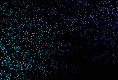 Koyu mavi vektör şablonu, kristaller, üçgenler. Soyut üçgenli dekoratif tasarım. İşiniz için en iyi akıllı tasarım.