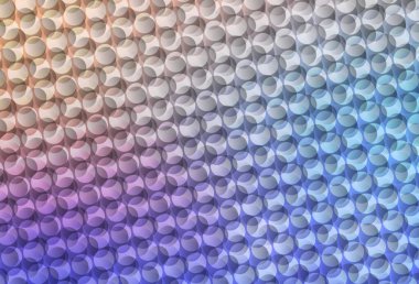 Açık mavi, baloncuklu sarı vektör arkaplan. Bulanık dekoratif tasarım baloncuklu soyut tarzda. Marka kitabınız için yeni şablon.