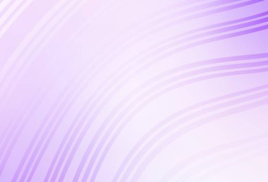 Eğri çizgileri olan açık mor vektör deseni. Soyut ve gradyan renkte renkli çizimler. İşiniz için en iyi tasarım.