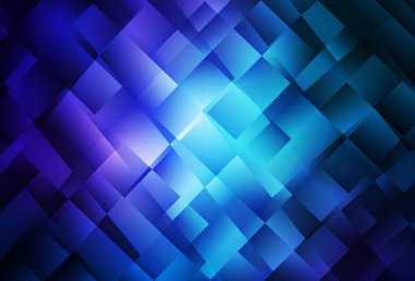 Koyu mavi vektör dokusu dikdörtgen biçiminde. Renkli dikdörtgenlerle modern soyut çizimler. İş ilanınız için akıllı tasarım.