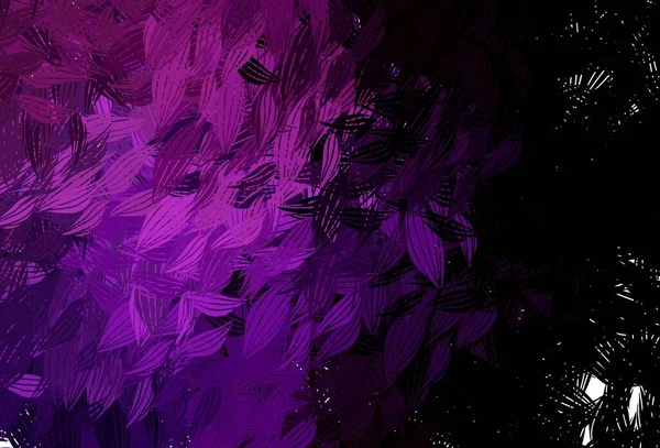 Fondo Vectorial Púrpura Oscuro Con Formas Abstractas Diseño Decorativo Estilo — Vector de stock
