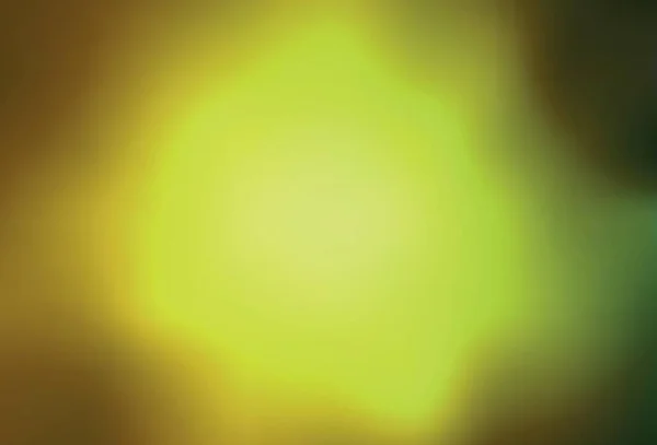 Hellgrüner Gelber Vektor Abstrakter Verschwommener Hintergrund Kreative Illustration Halbtonstil Mit — Stockvektor
