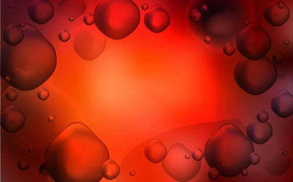 Темно Красный Векторный Фон Пузырьками Красочная Иллюстрация Абстрактном Стиле Мемфиса — стоковый вектор