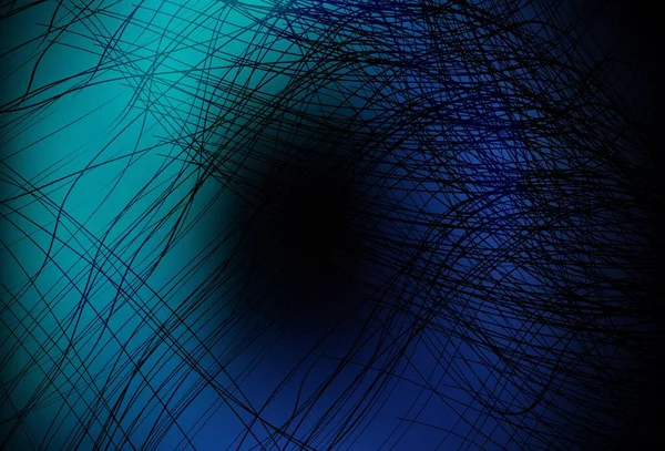 Fundo Vetorial Azul Escuro Com Linhas Dobradas Ilustração Abstrata Colorida —  Vetores de Stock