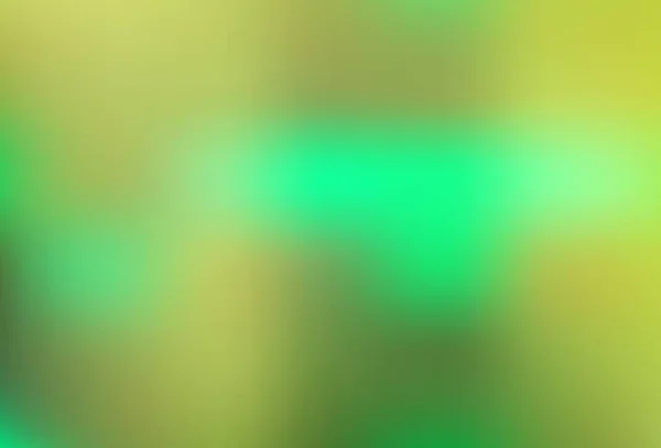 Ljusgrön Gul Vektor Suddig Glans Abstrakt Mall Glitter Abstrakt Illustration — Stock vektor
