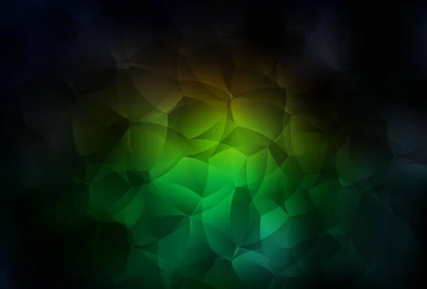 Σκούρο Πράσινο Κόκκινο Διανυσματικό Μοτίβο Τυχαίες Μορφές Εικονογράφηση Πολύχρωμα Σχήματα — Διανυσματικό Αρχείο