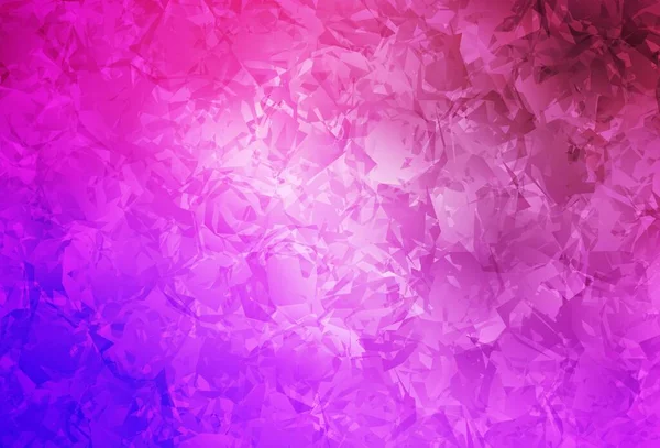 Светло Фиолетовый Розовый Вектор Цветами Красочная Иллюстрация Цветами Стиле Каракулей — стоковый вектор
